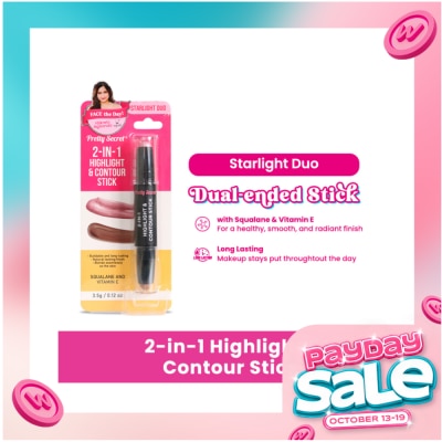 PRETTY SECRET Starlight Duo Contour & Highlighter Stick 3.5g image