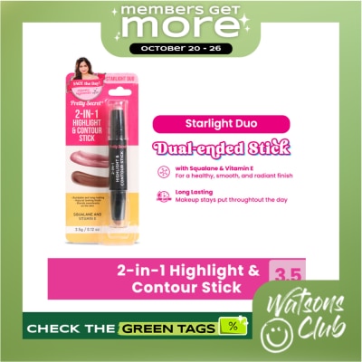 PRETTY SECRET Starlight Duo Contour & Highlighter Stick 3.5g image