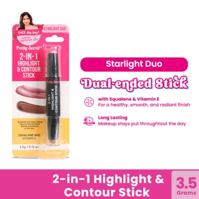PRETTY SECRET - Starlight Duo Contour & Highlighter Stick 3.5g