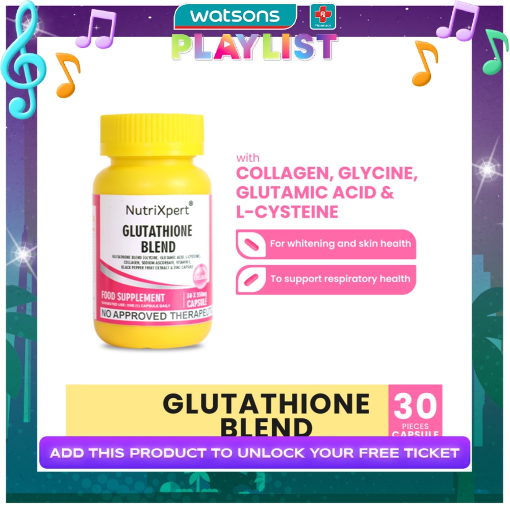 NUTRIXPERT Glutathione Blend 30s 550mg