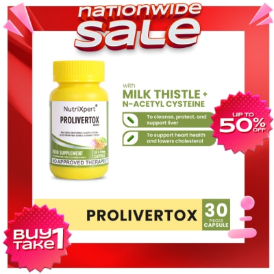 NUTRIXPERT NUTRIXPERT Prolivertox Brand 30s x 550mg