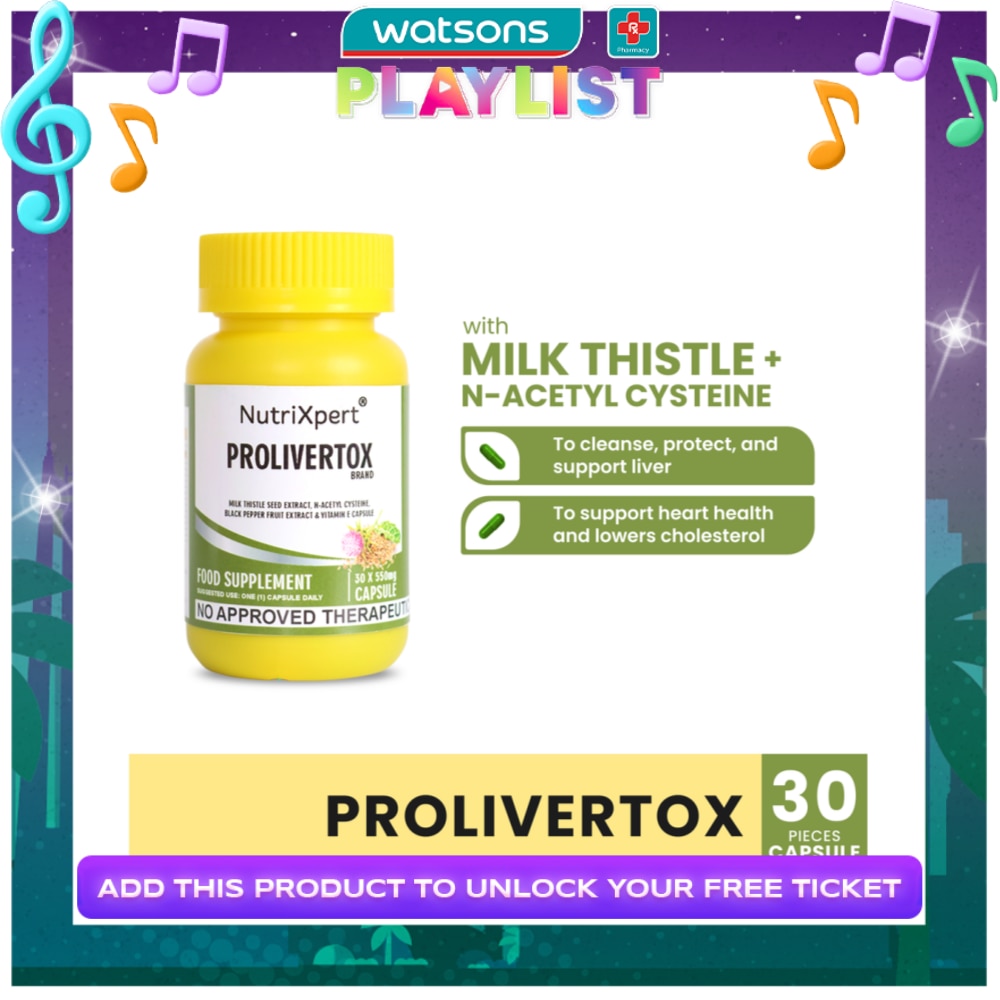 NUTRIXPERT Prolivertox Brand 30s x 550mg