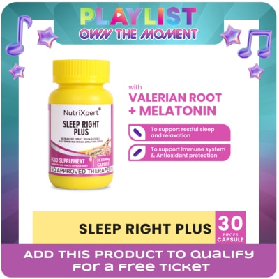 NUTRIXPERT - NUTRIXPERT Sleep Right Plus 30s 500mg