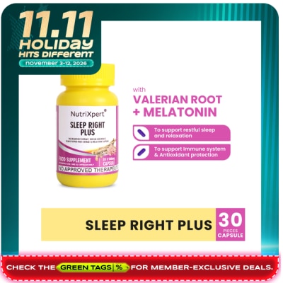 NUTRIXPERT NUTRIXPERT Sleep Right Plus 30s 500mg image