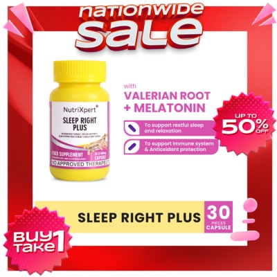 NUTRIXPERT NUTRIXPERT Sleep Right Plus 30s 500mg