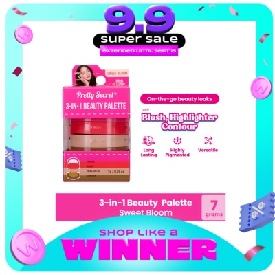 PRETTY SECRET - PRETTY SECRET 3-in-1 Beauty Palette Sweet Bloom 7g image
