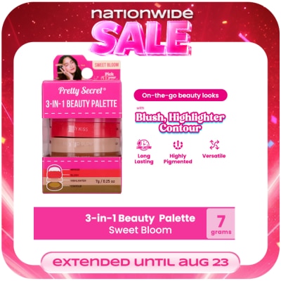 PRETTY SECRET - PRETTY SECRET 3-in-1 Beauty Palette Sweet Bloom 7g image