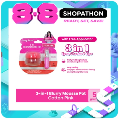 PRETTY SECRET - PRETTY SECRET 3in1 Blurry Mousse Pot Cotton Pink 5g image