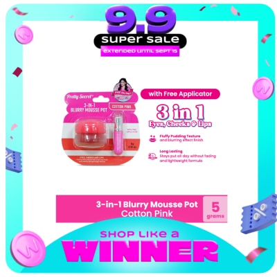 PRETTY SECRET - PRETTY SECRET 3in1 Blurry Mousse Pot Cotton Pink 5g image