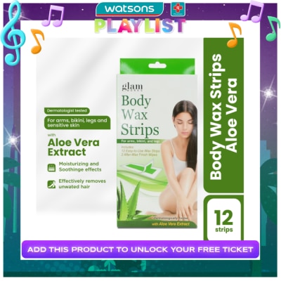 GLAMWORKS Body Wax Strips 1box