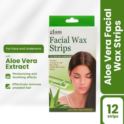 GLAMWORKS - Facial Wax Strips 1box