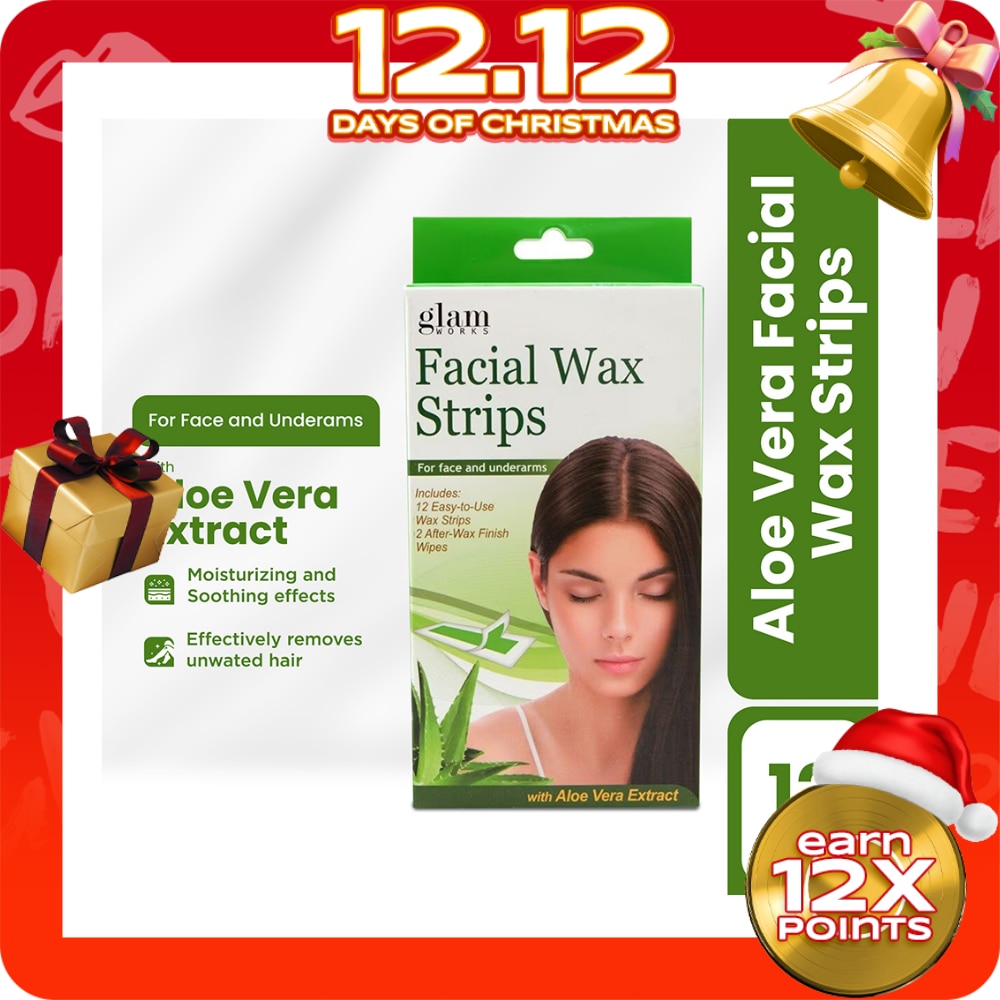 Facial Wax Strips 1box
