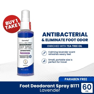 DERMAID Lavender Foot Deodorant Spray 60 mL