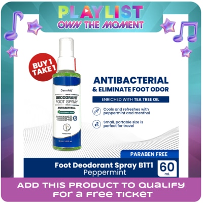 DERMAID - Peppermint Foot Deodorant Spray 60 mL