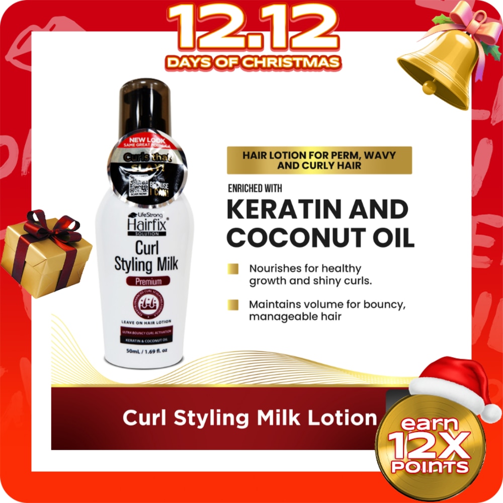 Curl Styling Milk With Keratin Hair Lotion 50ml