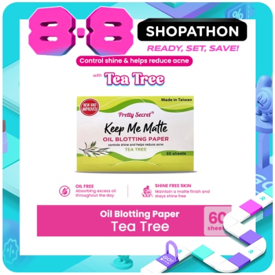 PRETTY SECRET - Oil Blotter - Tea Tree 60 sheets image