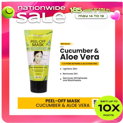 MEGAN - Cucumber Peel Off Gel Mask 50g