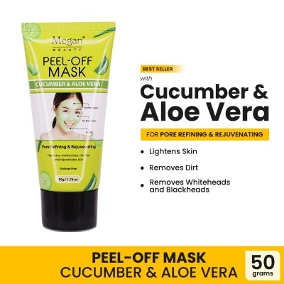 MEGAN Cucumber Peel Off Gel Mask 50g