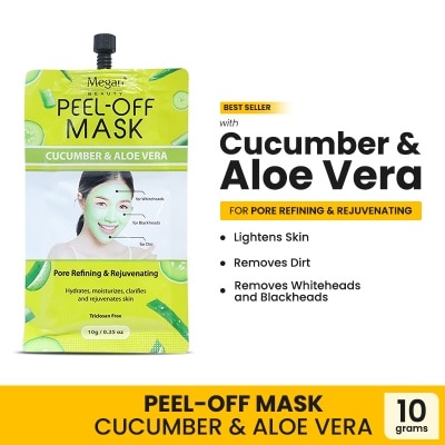 MEGAN Cucumber Peel Off Gel Mask 10g