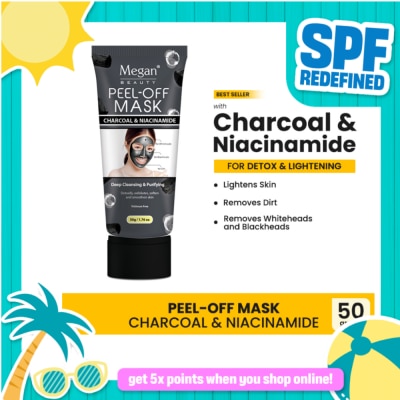 MEGAN - MEGAN Peel Off Mask Charcoal N Niacinamide 50g