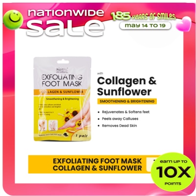 MEGAN - Exfoliating Foot Mask with Collagen 1 Pair