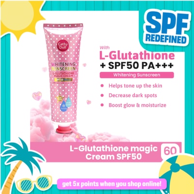 CATHY DOLL - L-Glutathione Magic Cream SPF50 60ml