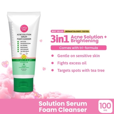 CATHY DOLL Acne Solution Serum Foam Cleanser 100ml