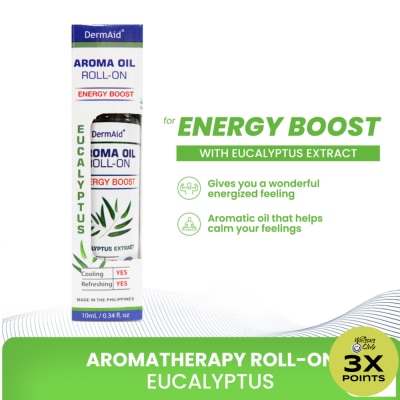 DERMAID Aroma Roll-on with Eucalyptus Extract Energy Boost