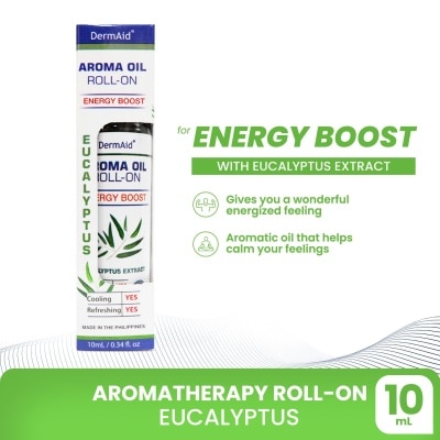 DERMAID Aroma Roll-on with Eucalyptus Extract Energy Boost