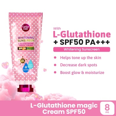 CATHY DOLL, L-Glutathione Magic Cream SPF50 8ml | Watsons Philippines