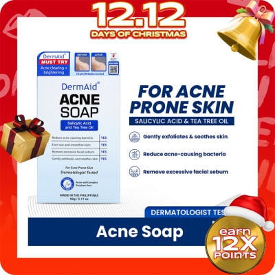 DERMAID Acne Soap Facial Cleansing Bar 90g