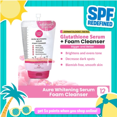 CATHY DOLL - Aura Whitening Serum Foam Cleanser 12ml