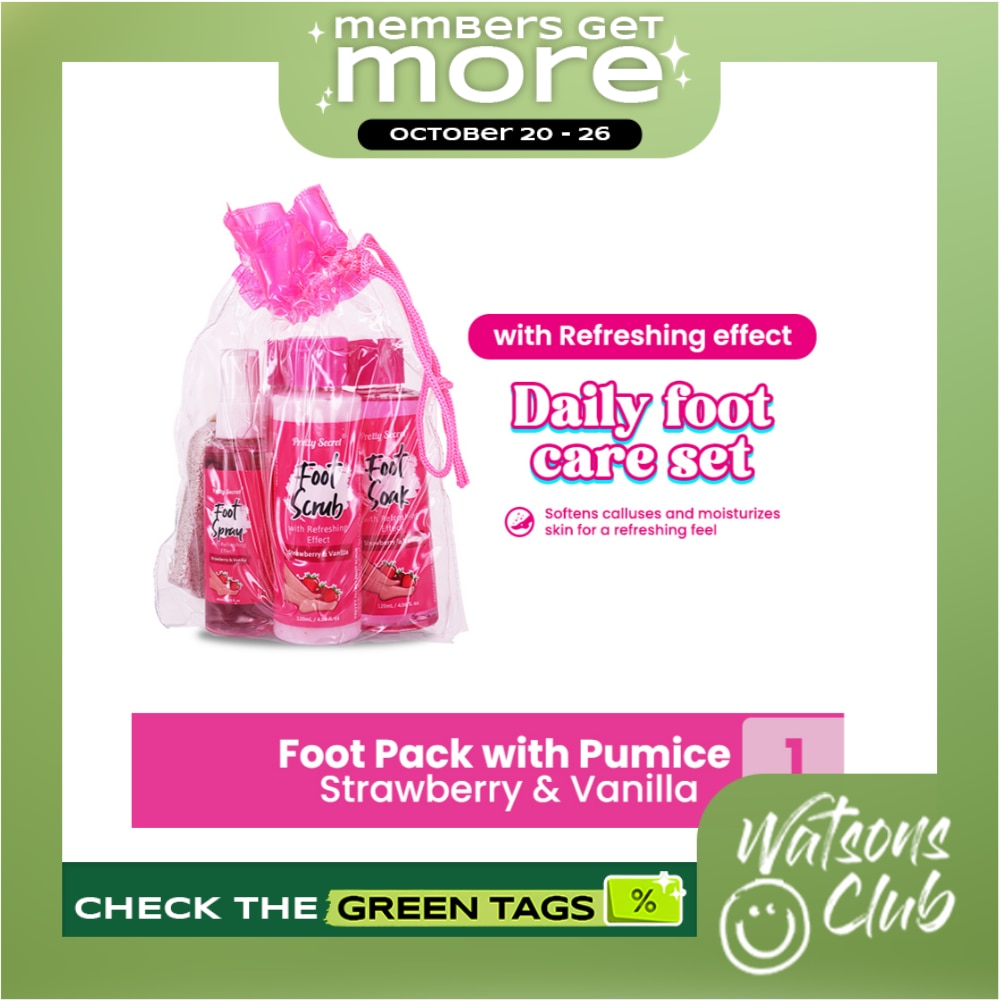 Strawberry and Vanilla Foot Pack with Pumice 4 x 120ml image