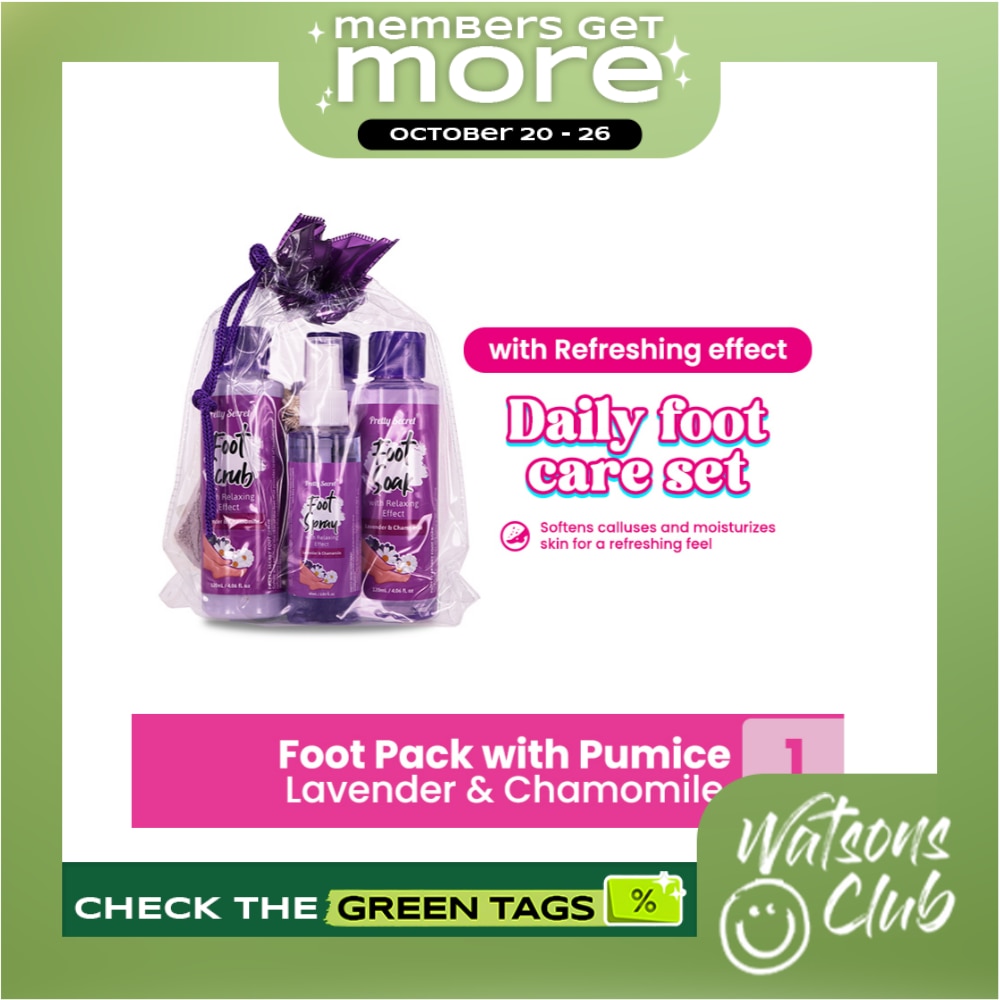 Lavender and Chamomile Foot Pack with Pumice 4 x 120ml image