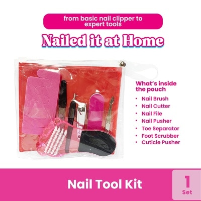 PRETTY SECRET Nail Tool Kit with Cuticle Remover 60ml