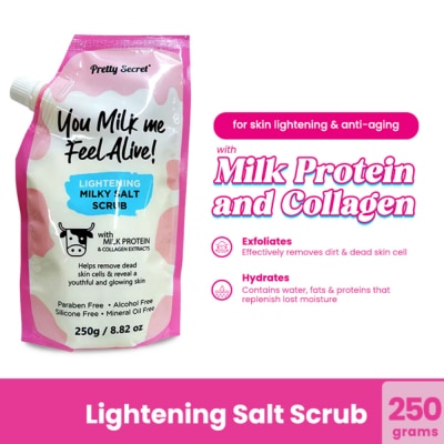 PRETTY SECRET - Lightening Milky Salt Scrub 250g