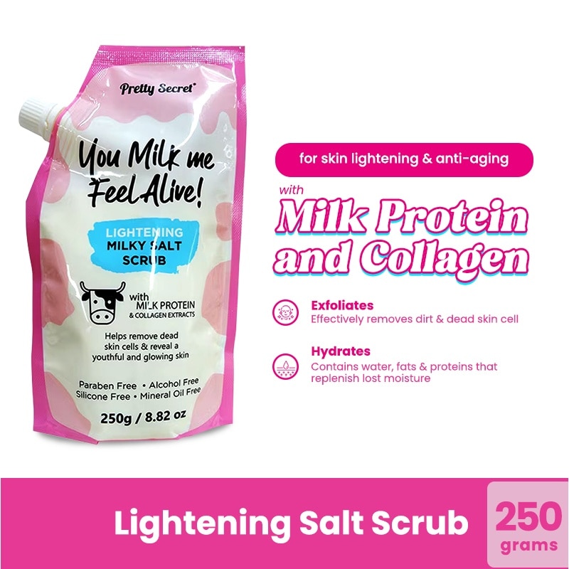 Lightening Milky Salt Scrub 250g