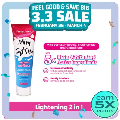 PRETTY SECRET Lightening Milky 2-in-1 Show Scrub 350g