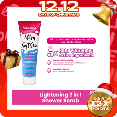 PRETTY SECRET Lightening Milky 2-in-1 Show Scrub 350g