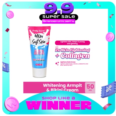 PRETTY SECRET - Lightening Milk Armpit & Bikini Cream 50ml image