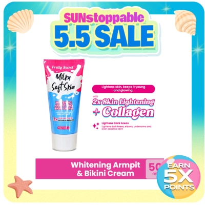 PRETTY SECRET - Lightening Milk Armpit & Bikini Cream 50ml