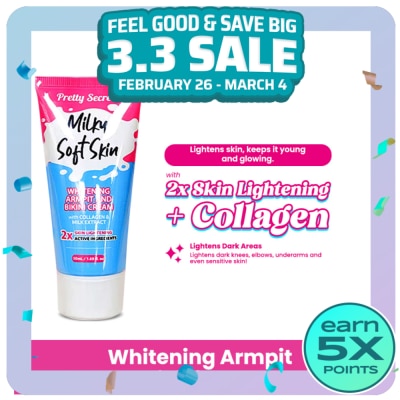 PRETTY SECRET Lightening Milk Armpit & Bikini Cream 50ml