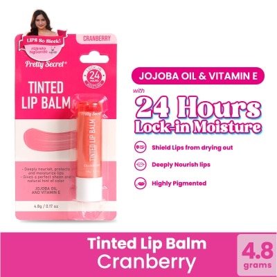 PRETTY SECRET Cranberry Tinted Lip Balm 4.8g