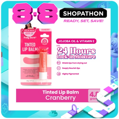 PRETTY SECRET - Cranberry Tinted Lip Balm 4.8g image