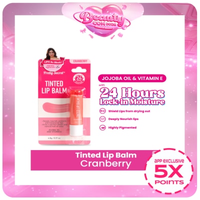 PRETTY SECRET - Cranberry Tinted Lip Balm 4.8g