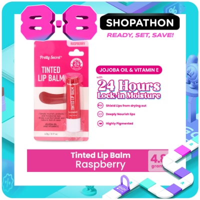 PRETTY SECRET - Raspberry Tinted Lip Balm 4.8g image