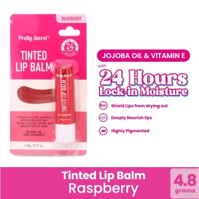 PRETTY SECRET Raspberry Tinted Lip Balm 4.8g