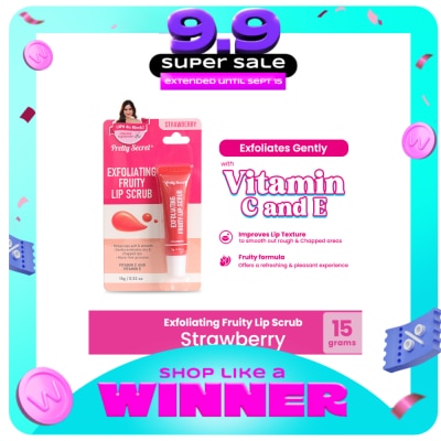 PRETTY SECRET - PRETTY SECRET Exfoliating Lip Scrub Strawberry15g image