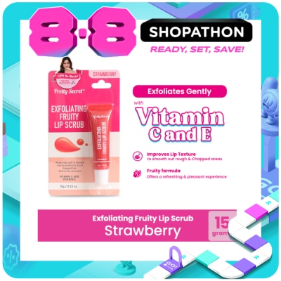PRETTY SECRET - PRETTY SECRET Exfoliating Lip Scrub Strawberry15g image