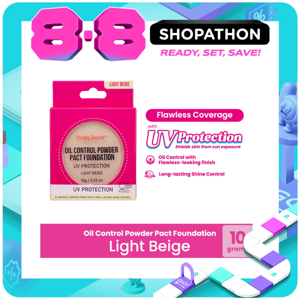 Face Powder Pact Light Beige 10g image